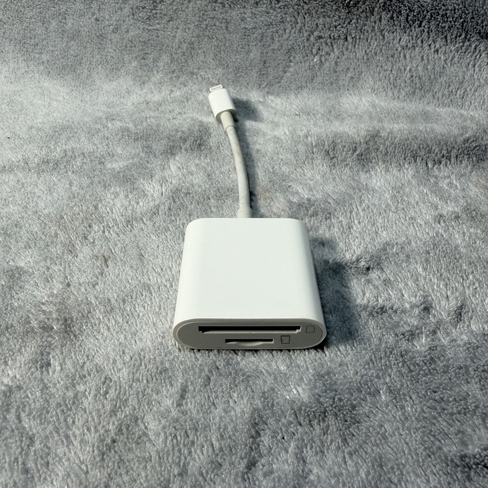 SD Card Reader for iPhone, Memory Card Reader with USB Camera Adapter Plug and P